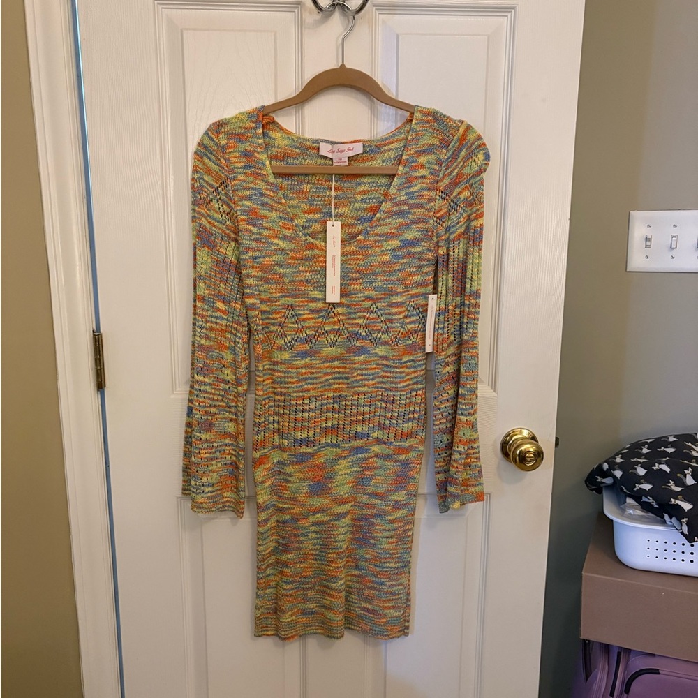 Multicolor Sweater Dress